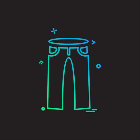 Cloths icon design vectorのイラスト素材