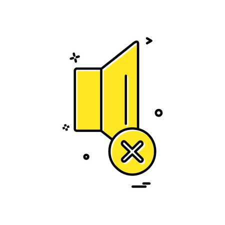 Volume icon design vectorのイラスト素材