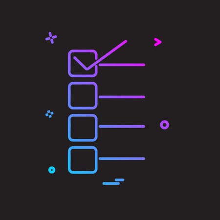 Form icon design vectorのイラスト素材