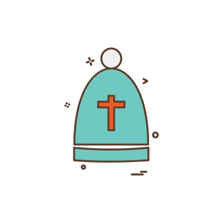 Christian icon design vectorのイラスト素材
