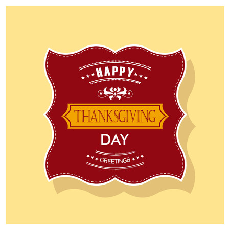 Happy Thanks Giving day design vectorのイラスト素材