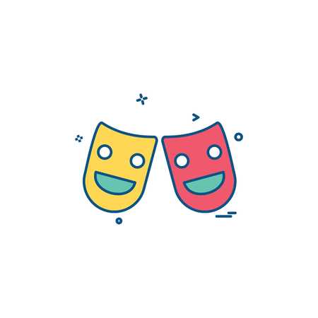 Carnival icon design vectorのイラスト素材