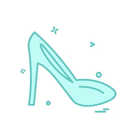 Sandal icon design vectorのイラスト素材