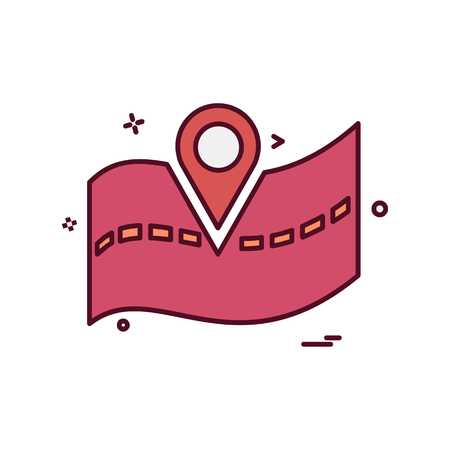 Navigation icon design vectorのイラスト素材