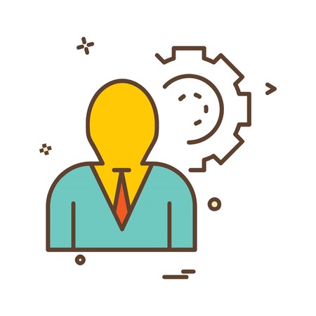 Business icon design vectorのイラスト素材