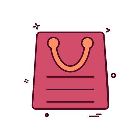 Shopping icon design vectorのイラスト素材