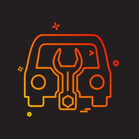 Car icon design vectorのイラスト素材