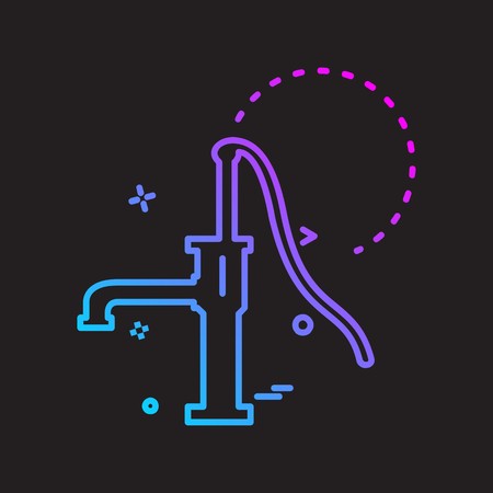 Labour tools icon design vectorのイラスト素材