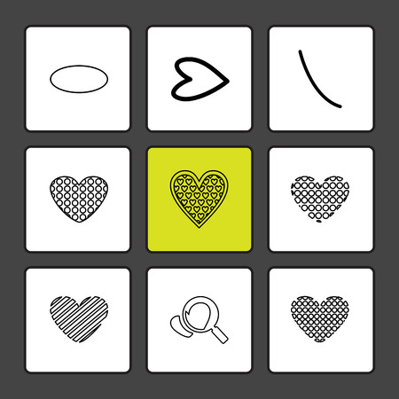 hearts , romantic , love , valentine , rose , flowers , perfume , pleasent , heart , loveable , couple , romance , icon, vector, design,  flat,  collection, style, creative,  iconsのイラスト素材