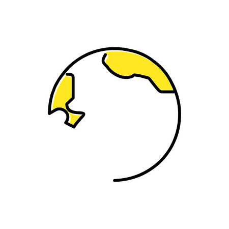 Globe icon design vectorのイラスト素材