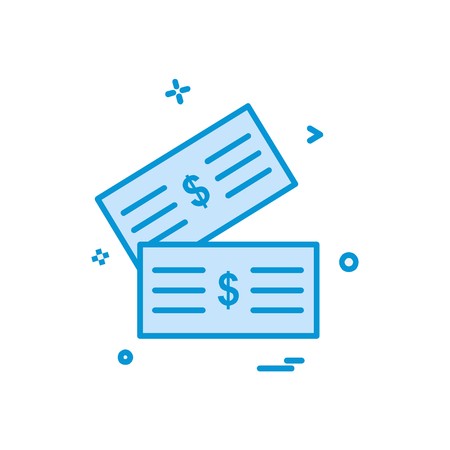 Dollar icon design vectorのイラスト素材