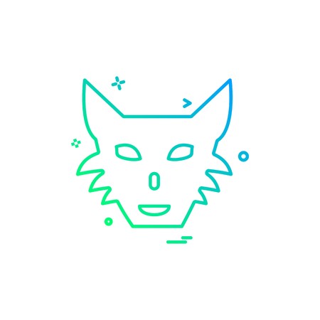 Animals icon design vectorのイラスト素材