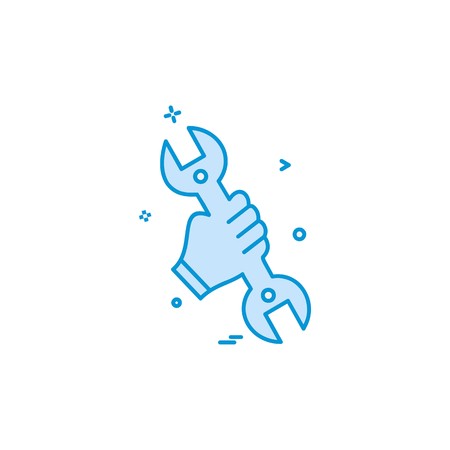 Hardware tools icon design vectorのイラスト素材