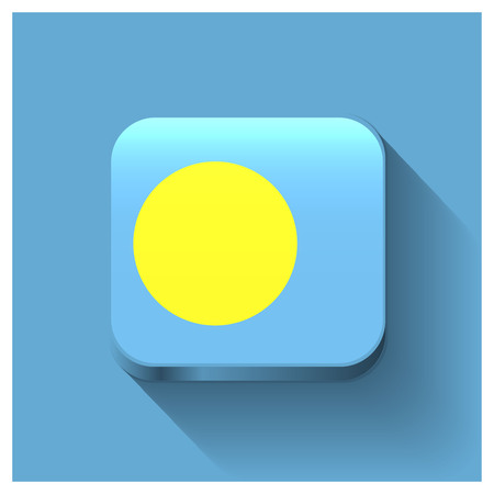 Palau flags design vectorのイラスト素材