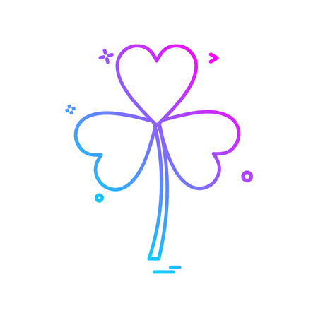 Flower icon design vectorのイラスト素材