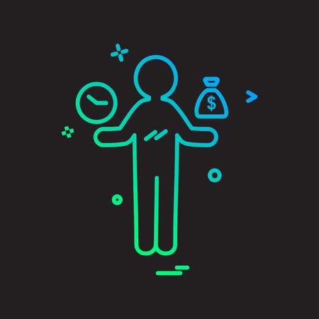 Business icon design vectorのイラスト素材