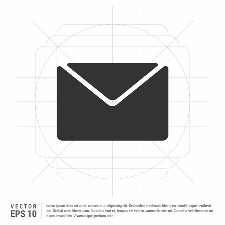 Send Mail iconのイラスト素材