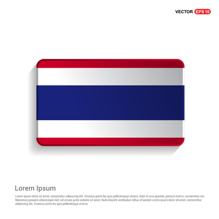 Thailand flag design vectorのイラスト素材