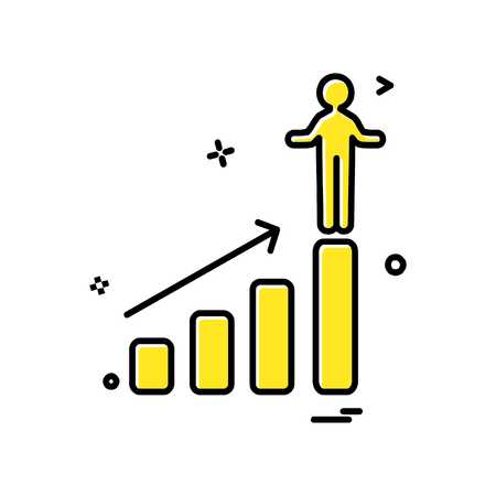 Business icon design vectorのイラスト素材