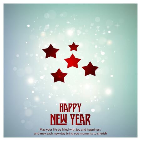 New Year icons with typogrpahy vectorのイラスト素材