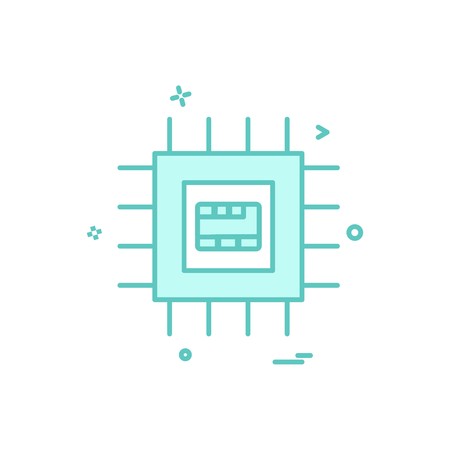 Artificial ic intelligence icon vector designのイラスト素材