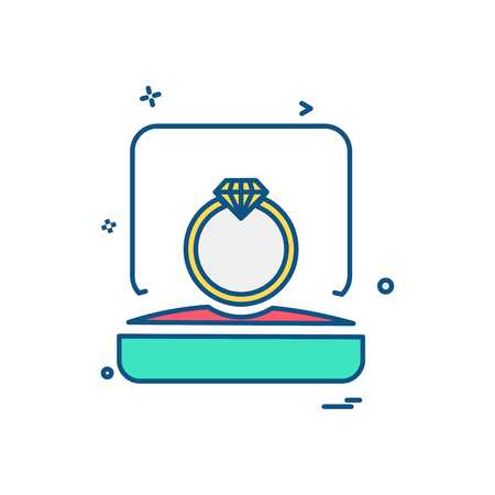 Valentine's day icon design vectorのイラスト素材