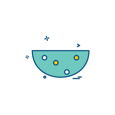 Fruits icon design vectorのイラスト素材