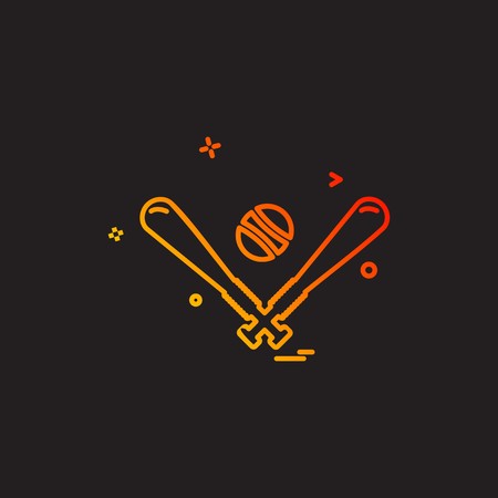 Sporrts and games icon design vectorのイラスト素材