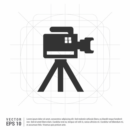 Photo camera iconのイラスト素材