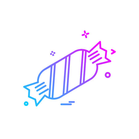 Toffee icon design vectorのイラスト素材
