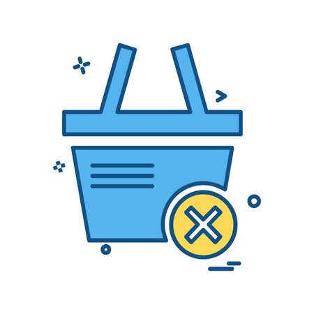 Shopping icon design vectorのイラスト素材