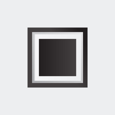 Picture frame design with elegent designのイラスト素材