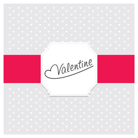 Valentine's day design typography and card with elegent design vectorのイラスト素材