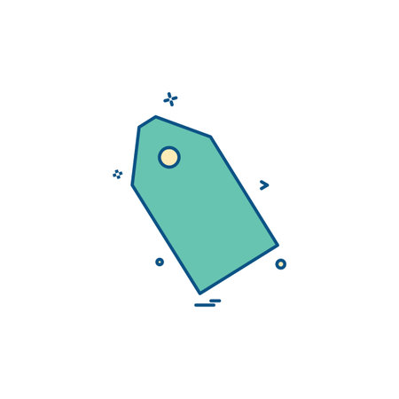 Tag icon design vectorのイラスト素材