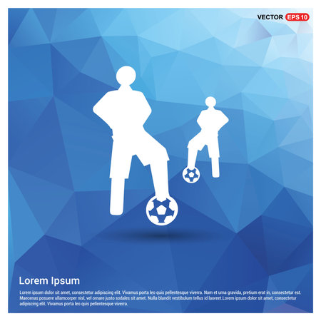 Football Player Iconのイラスト素材