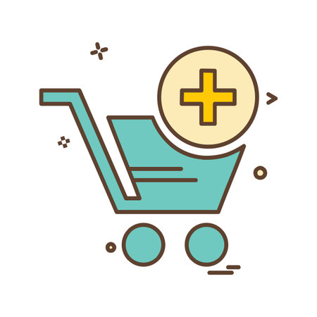 Shopping icon design vectorのイラスト素材