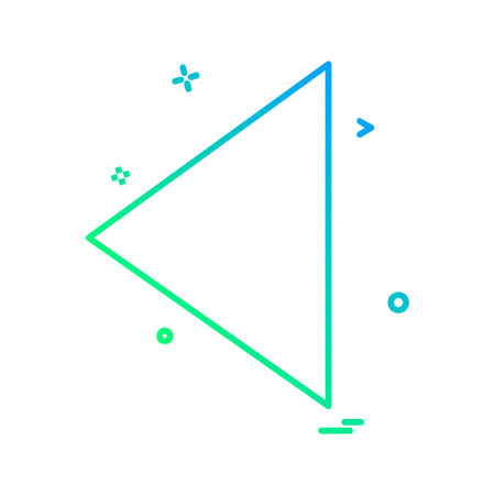 Arrows icon design vectorのイラスト素材