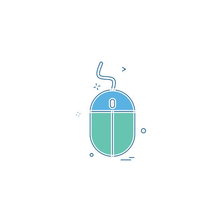 Mouse icon design vectorのイラスト素材