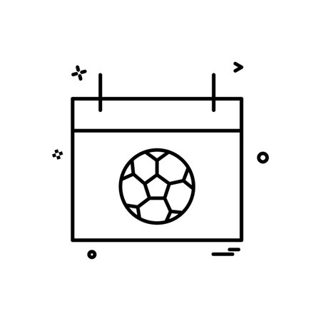 calendar icon vector designのイラスト素材