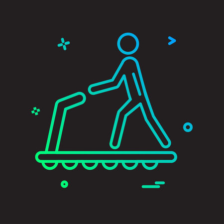 Running icon design vectorのイラスト素材