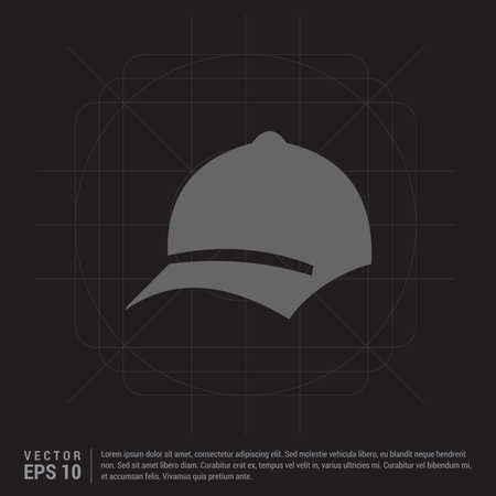 Cap Iconのイラスト素材