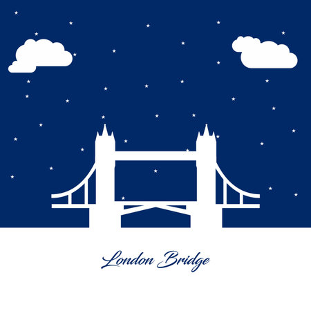 World Famous landmarks design with blue background vectorのイラスト素材