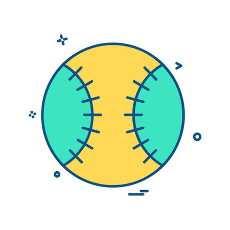Ball icon design vectorのイラスト素材