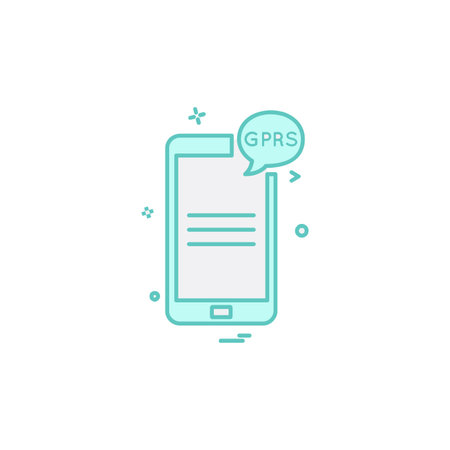Mobile phone icon design vectorのイラスト素材