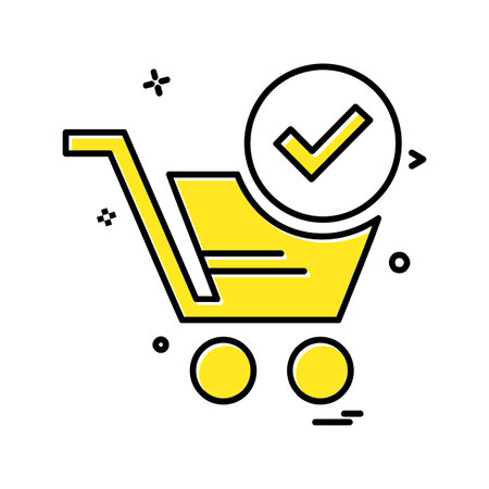 Shopping icon design vectorのイラスト素材