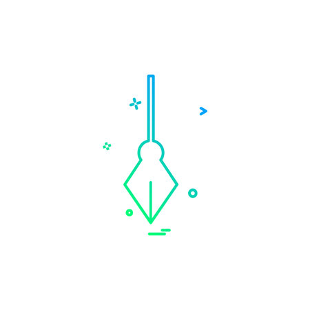 Pen icon design vectorのイラスト素材