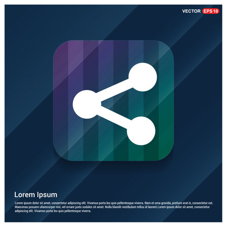 Network, share iconのイラスト素材