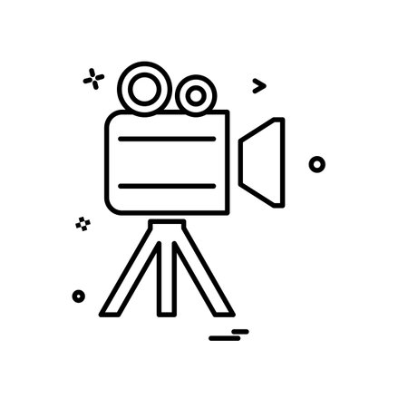 Camera icon design vectorのイラスト素材