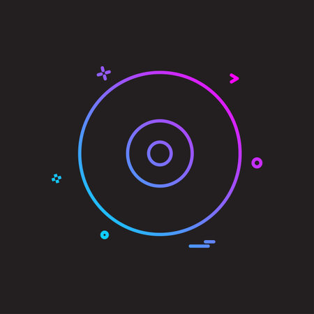 Media icon design vectorのイラスト素材