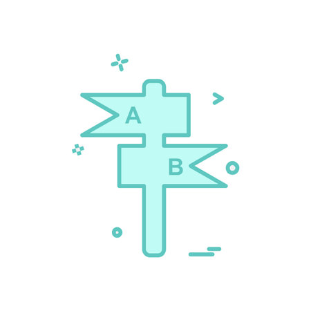 Traffic signs icon design vectorのイラスト素材
